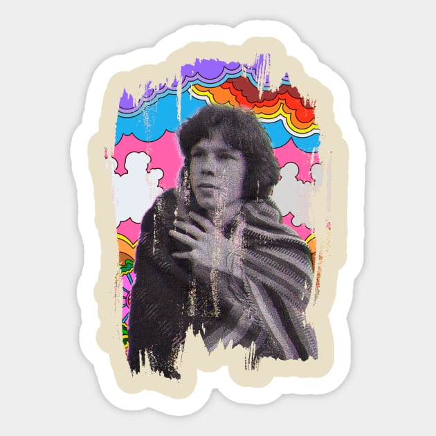 Nick Drake Sticker by HAPPY TRIP PRESS